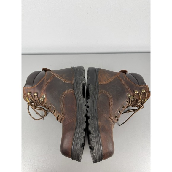 Carolina 6" Work Boots Mens Size 11 D Steel Toe Internal Met Guard Brown Leather - Picture 3 of 8